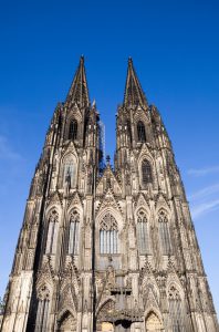 Cologne Cathedral aginst Blue Sky